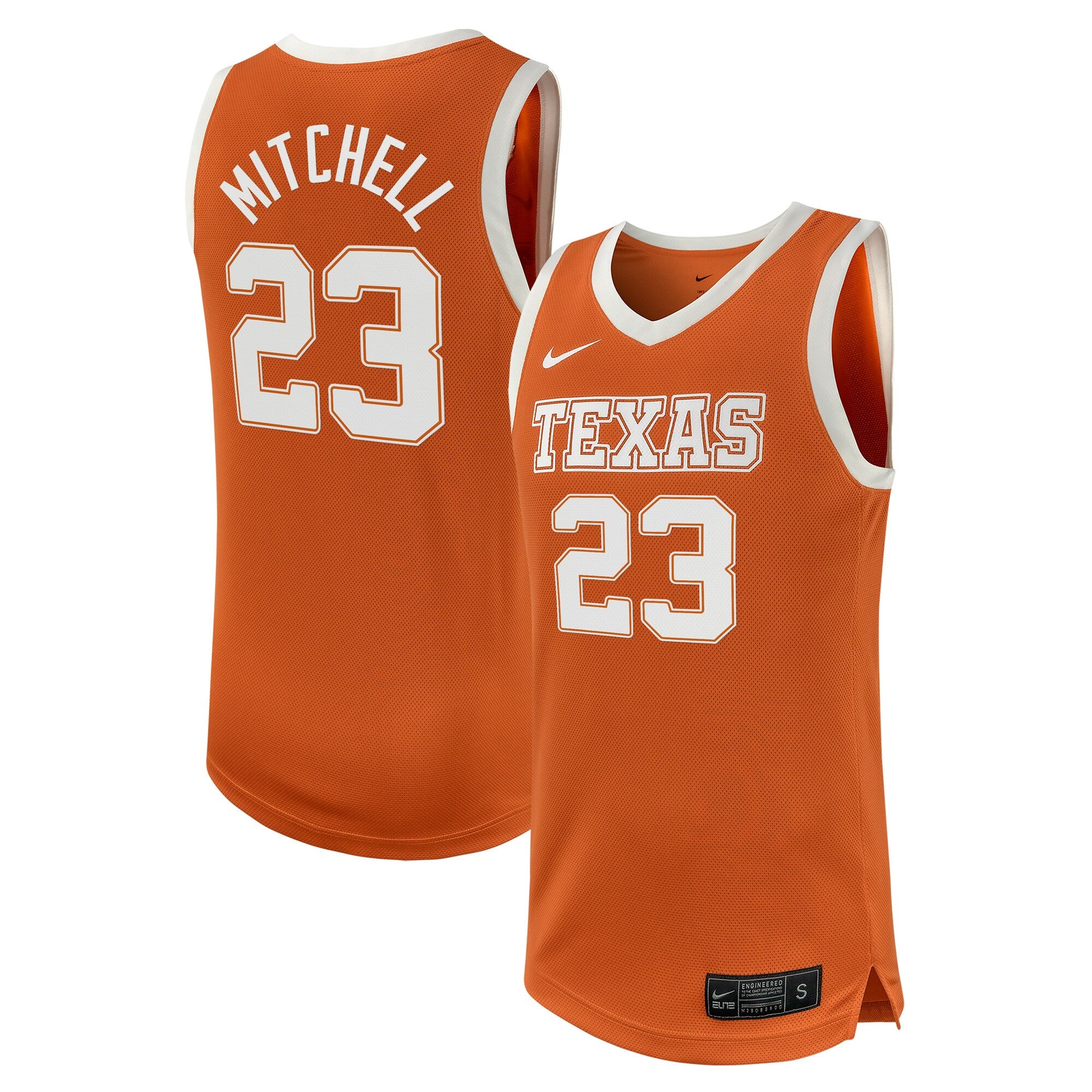 Dillon Mitchell Texas Texas Longhorns orange jersey