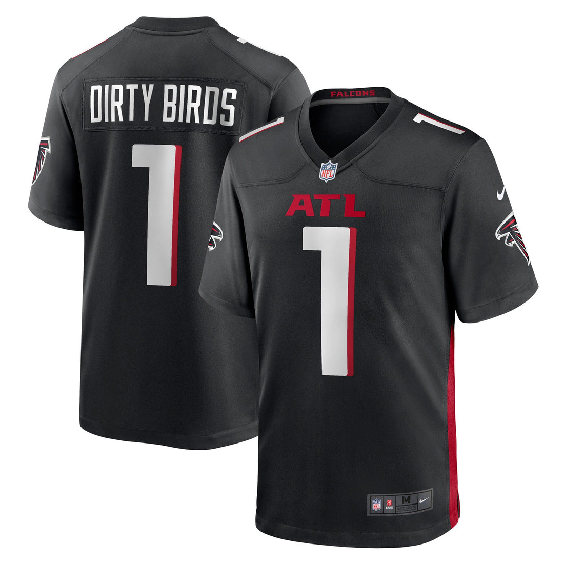 Dirty Birds Atlanta Falcons black jersey