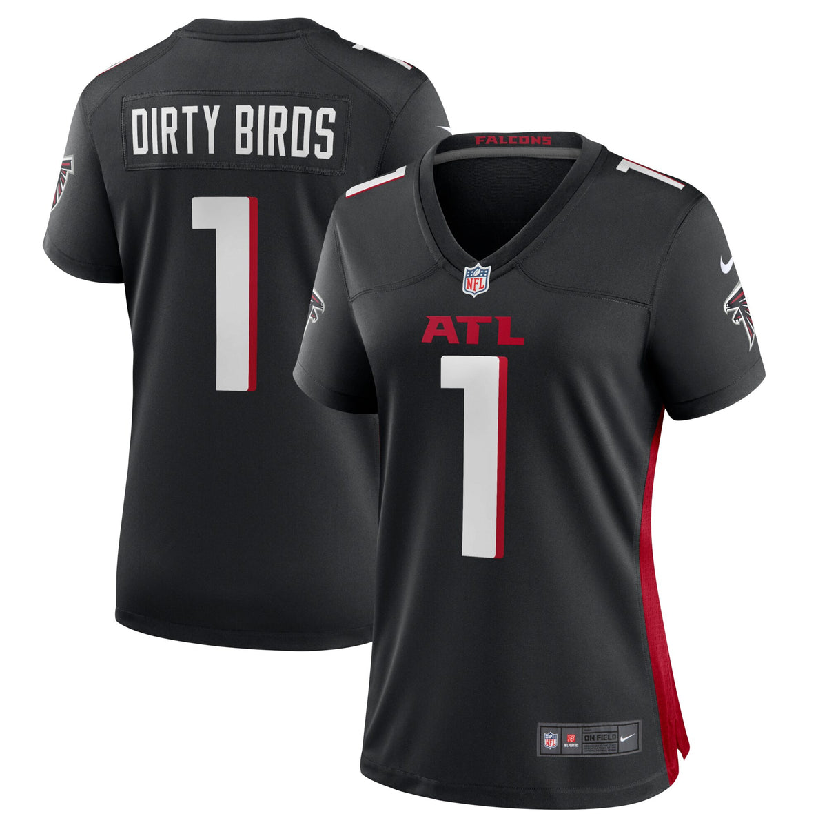 Dirty Birds Atlanta Falcons black jersey