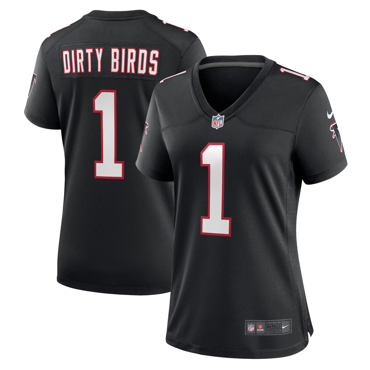 Dirty Birds Atlanta Falcons black Throwback jersey