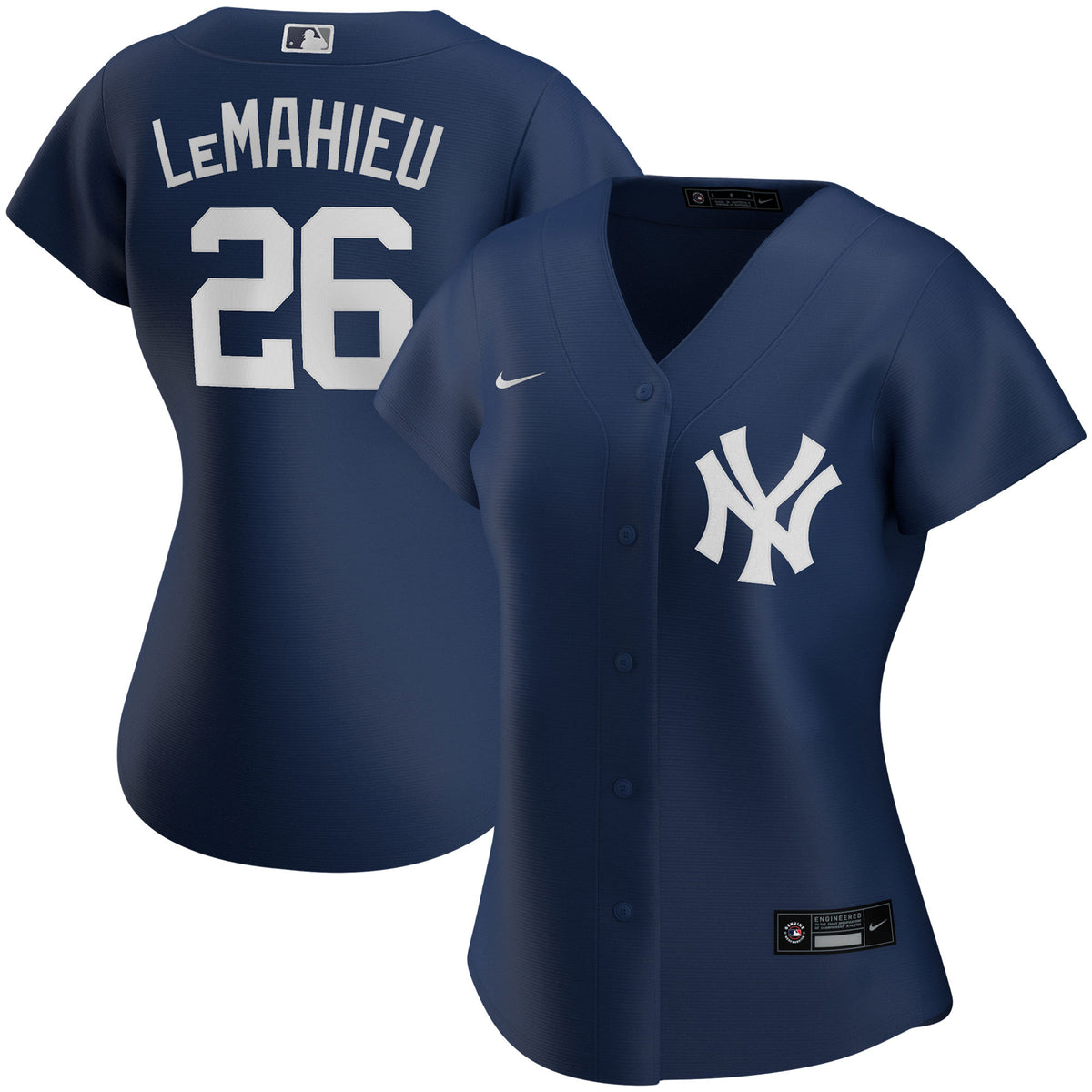 Dj Lemahieu New York Yankees navy Alternate jersey