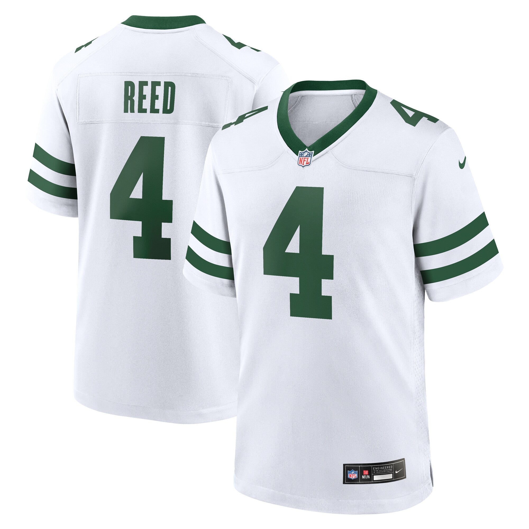 D.j. Reed New York Jets white jersey