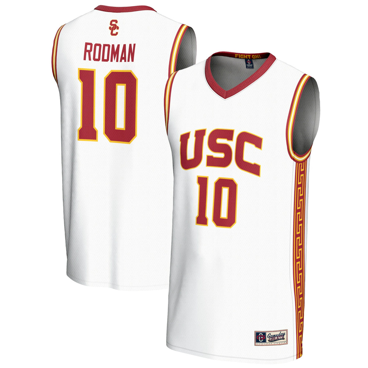 Dj Rodman USC Trojans white Fashion jersey
