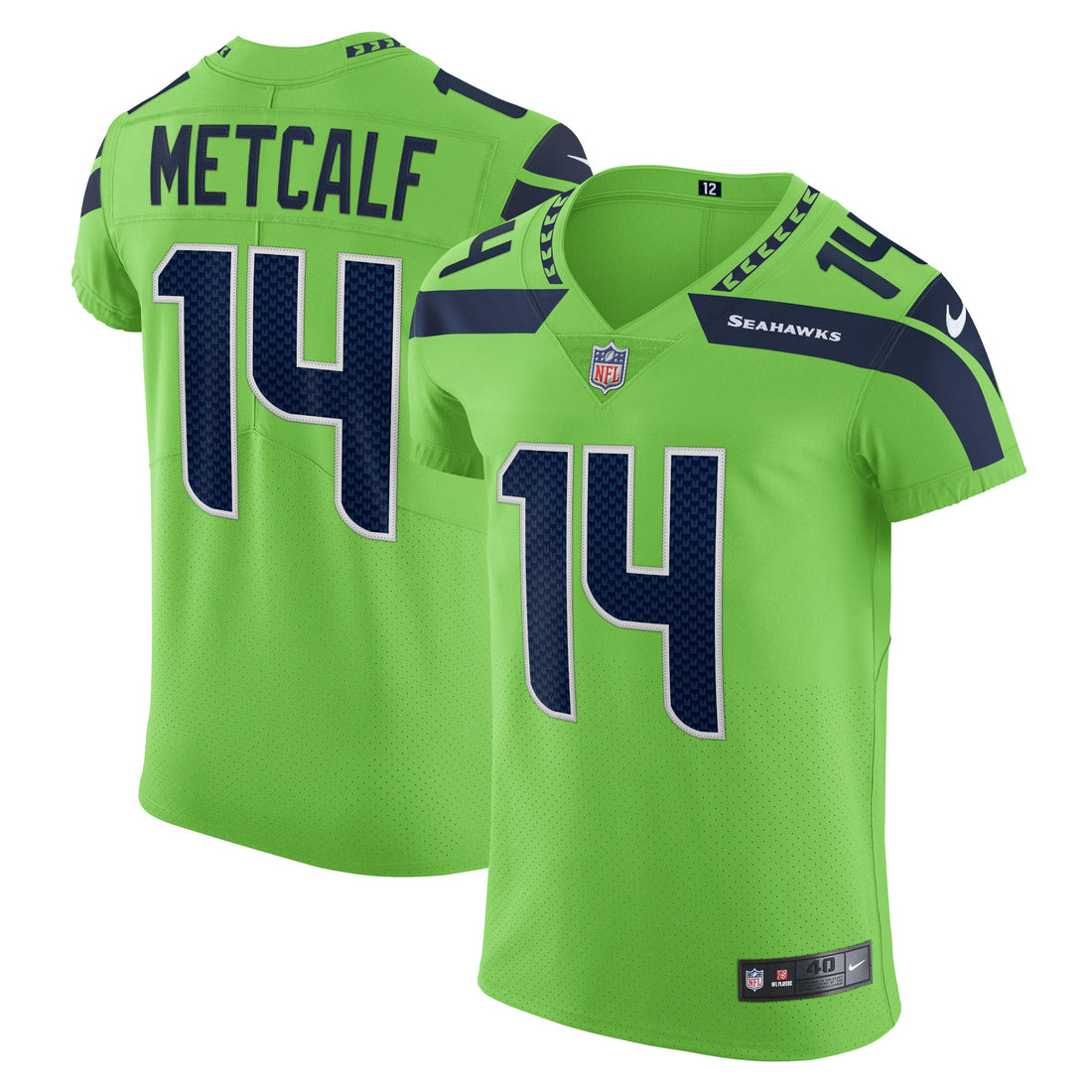 Dk Metcalf Seattle Seahawks neon Vapor jersey