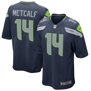 Dk Metcalf College Seattle Seahawks navy jersey