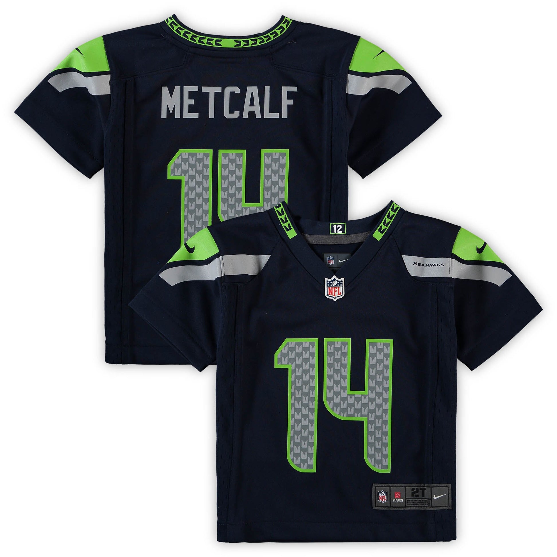 Dk Metcalf Seattle Seahawks navy jersey
