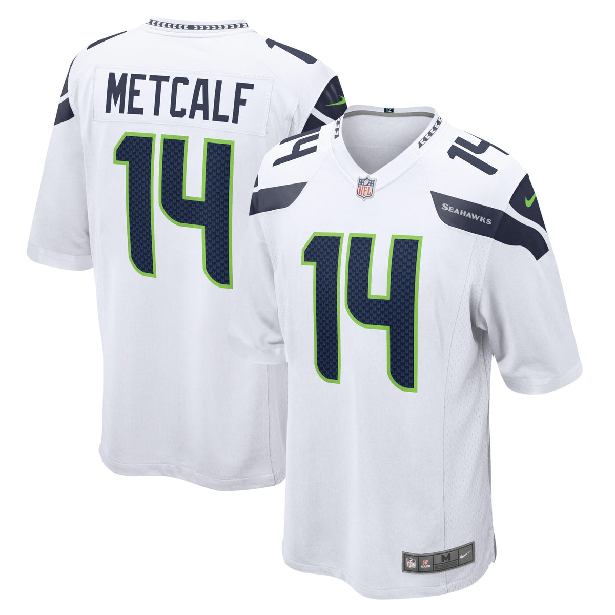 Dk Metcalf Seattle Seahawks white jersey
