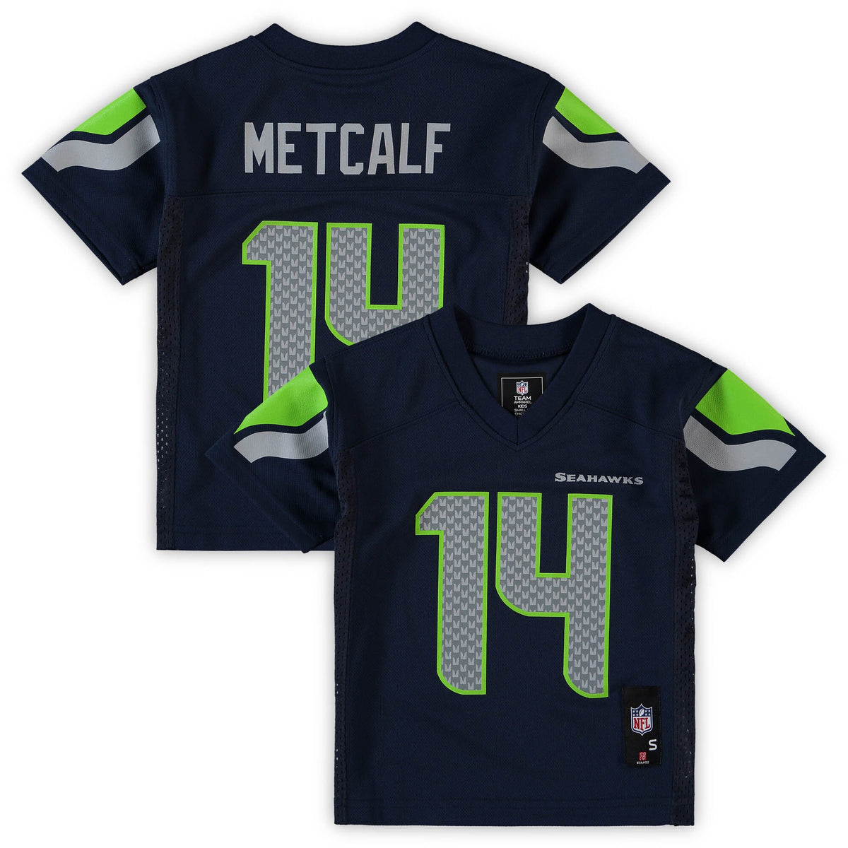 Dk Metcalf Preschool Seattle Seahawks navy jersey