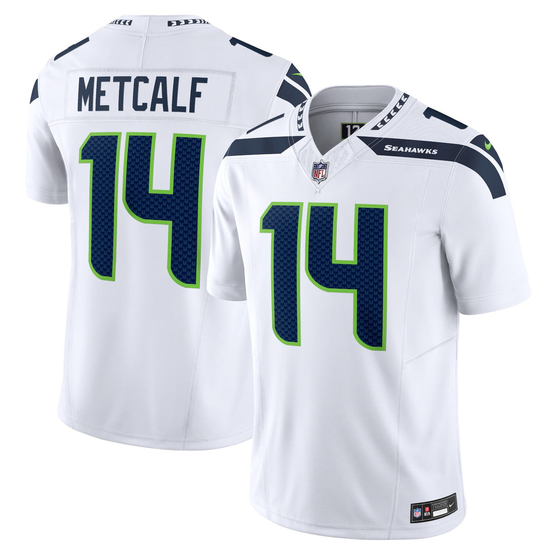 Dk Metcalf Seattle Seahawks white Vapor jersey