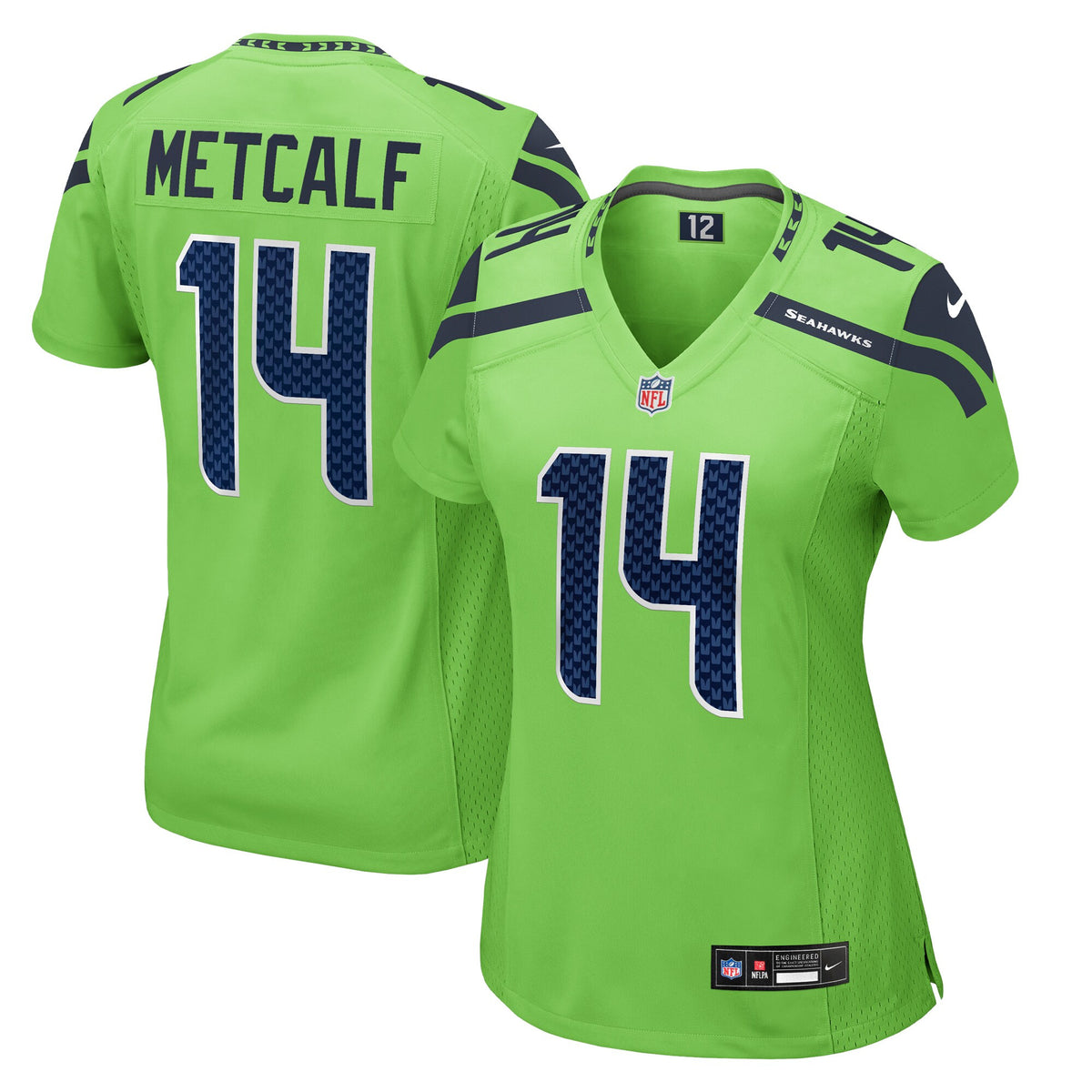 Dk Metcalf Seattle Seahawks neon jersey
