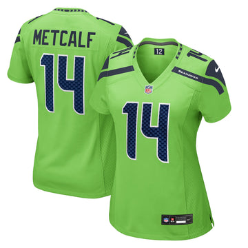 Dk Metcalf Seattle Seahawks neon jersey