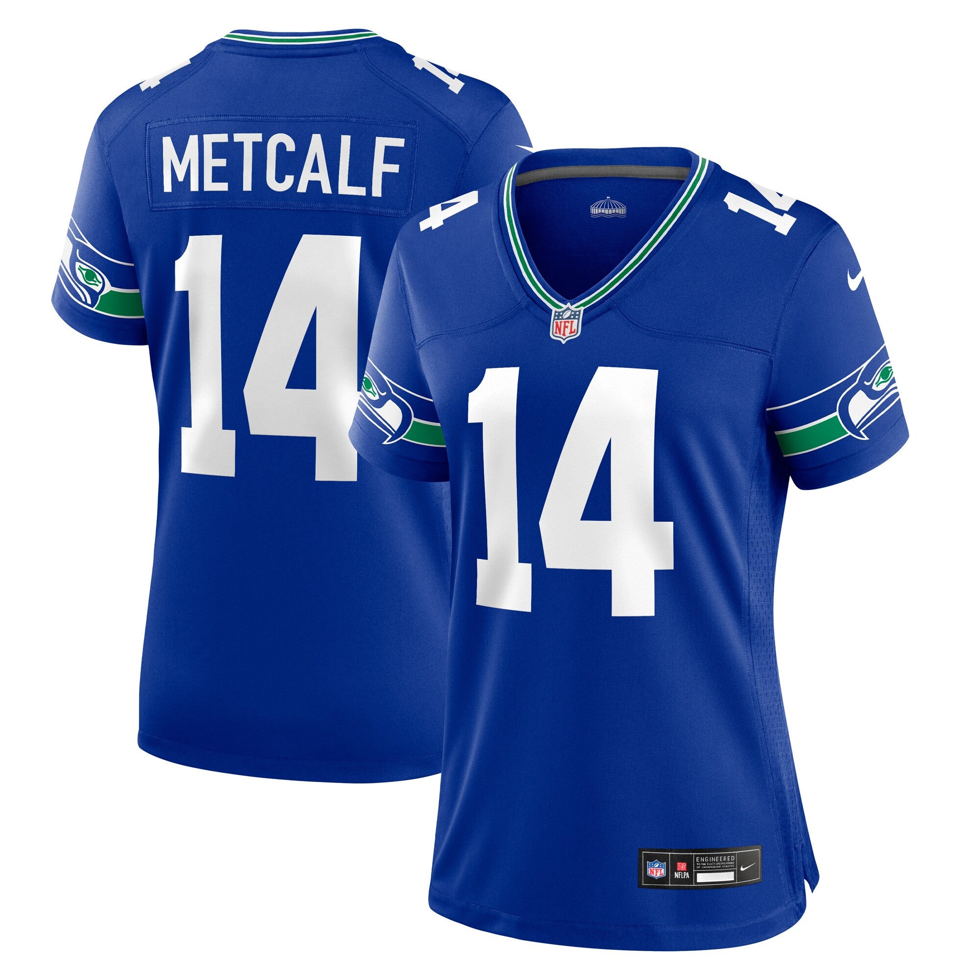 Dk Metcalf Seattle Seahawks royal jersey