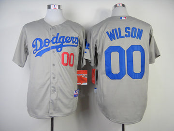 Wilson Los Angeles Dodgers grey jersey