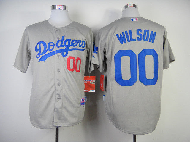 Wilson Los Angeles Dodgers grey jersey