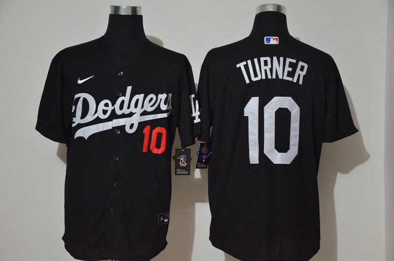 Justin Turner Los Angeles Dodgers black jersey