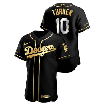Justin Turner Los Angeles Dodgers black jersey