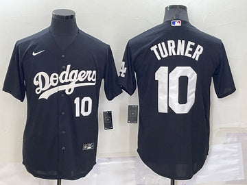 Justin Turner Los Angeles Dodgers black jersey