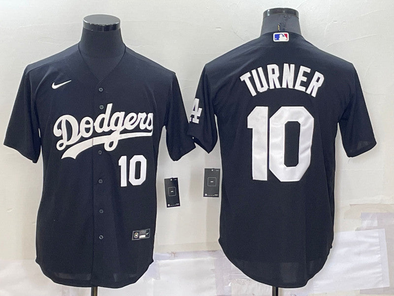 Justin Turner Los Angeles Dodgers black jersey