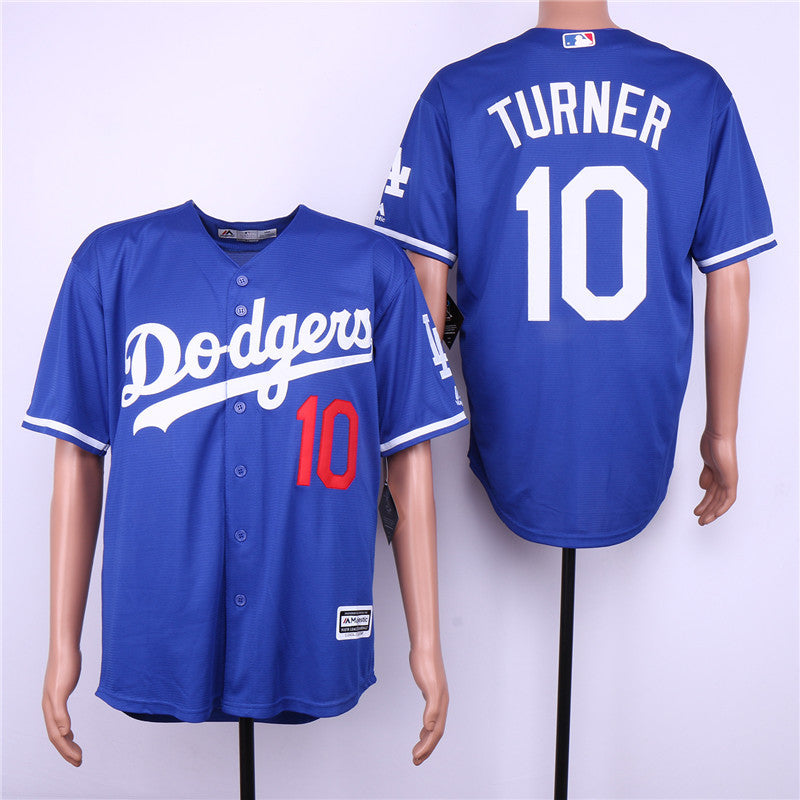 Justin Turner Los Angeles Dodgers blue jersey