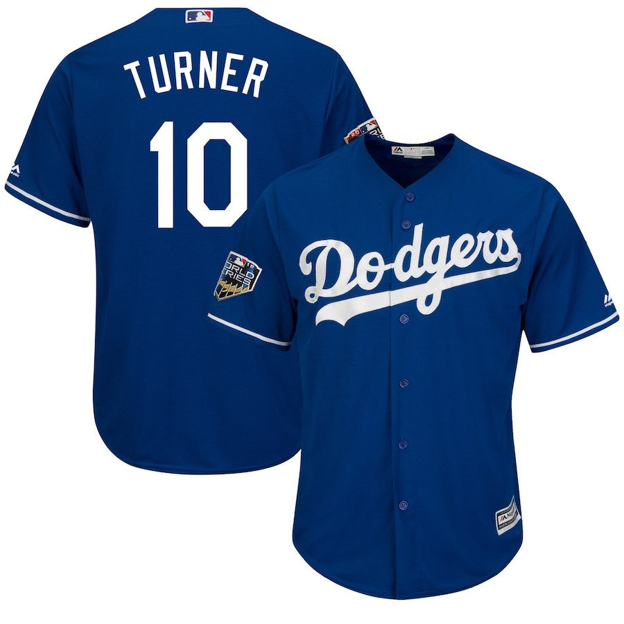Justin Turner Los Angeles Dodgers royal jersey