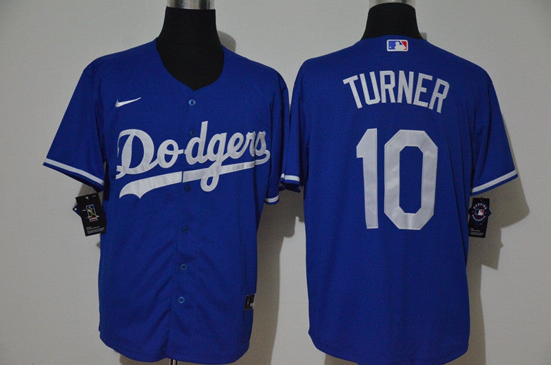 Justin Turner Los Angeles Dodgers royal jersey