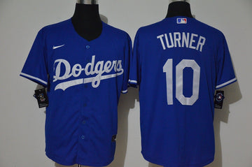Justin Turner Los Angeles Dodgers royal jersey