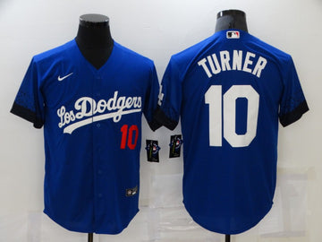 Justin Turner Los Angeles Dodgers royal City Connect jersey