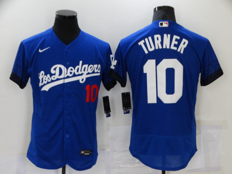 Justin Turner Los Angeles Dodgers royal City Connect jersey