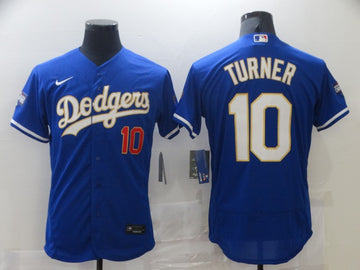 Justin Turner Los Angeles Dodgers royal jersey