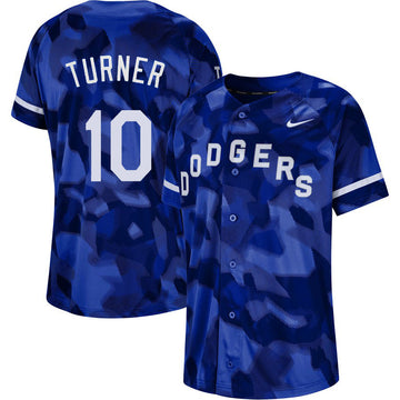 Justin Turner Los Angeles Dodgers royal Fashion jersey