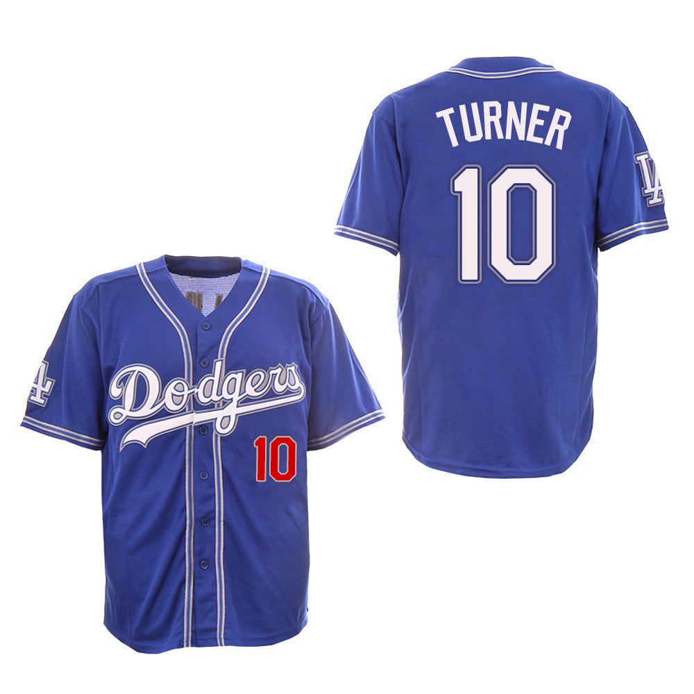 Justin Turner Los Angeles Dodgers royal jersey