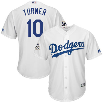 Justin Turner Los Angeles Dodgers white jersey