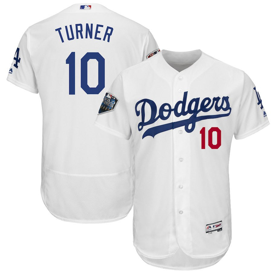 Justin Turner Los Angeles Dodgers white jersey