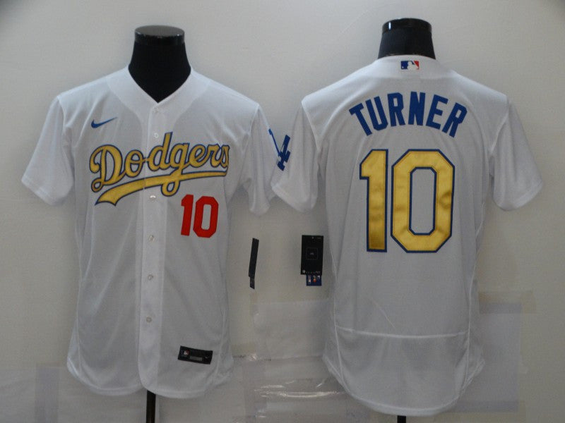 Justin Turner Los Angeles Dodgers white jersey