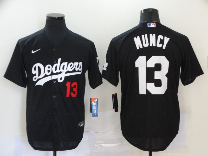 Max Muncy Los Angeles Dodgers black jersey