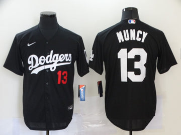 Max Muncy Los Angeles Dodgers black jersey