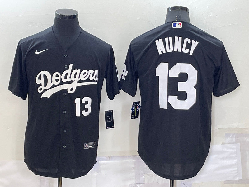 Max Muncy Los Angeles Dodgers black jersey