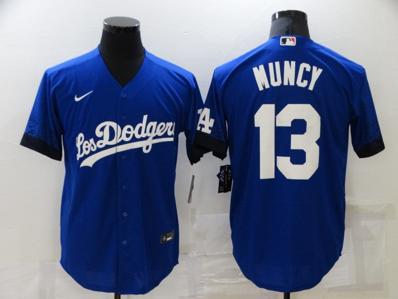 Max Muncy Los Angeles Dodgers royal City Connect jersey