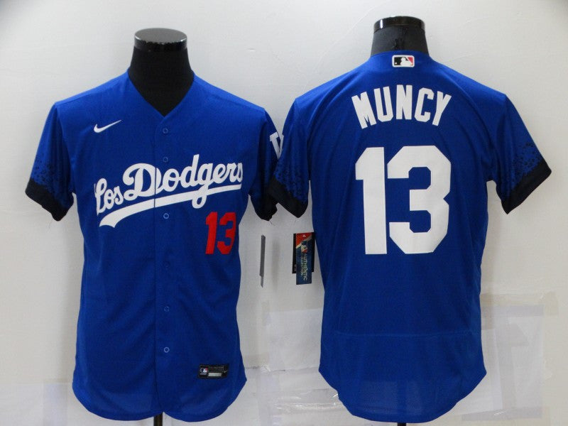 Max Muncy Los Angeles Dodgers royal City Connect jersey