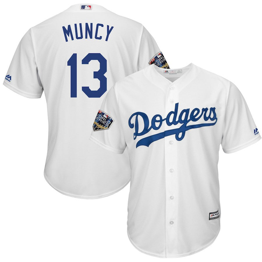 Max Muncy Los Angeles Dodgers white jersey