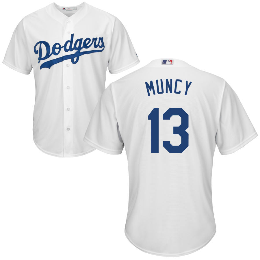 Max Muncy Los Angeles Dodgers white jersey