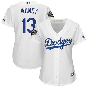 Max Muncy Los Angeles Dodgers white jersey
