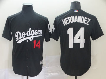 Enrique Hernandez Los Angeles Dodgers black jersey