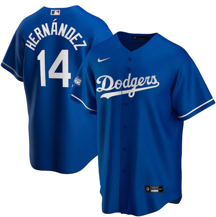 Enrique Hernandez Los Angeles Dodgers royal jersey