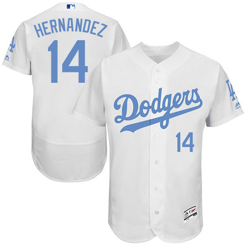 Enrique Hernandez Los Angeles Dodgers white jersey