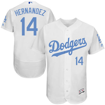 Enrique Hernandez Los Angeles Dodgers white jersey
