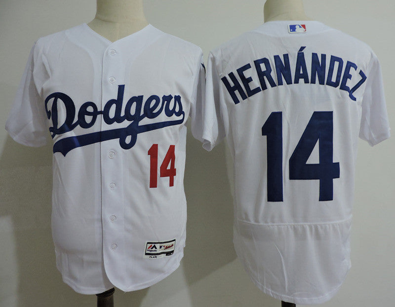 Enrique Hernandez Los Angeles Dodgers white jersey