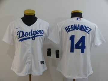 Enrique Hernandez Los Angeles Dodgers white jersey