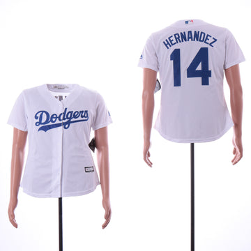 Enrique Hernandez Los Angeles Dodgers white jersey