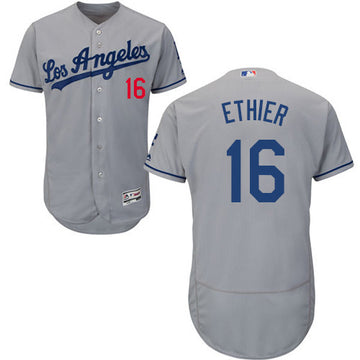 Andre Ethier Los Angeles Dodgers gray jersey